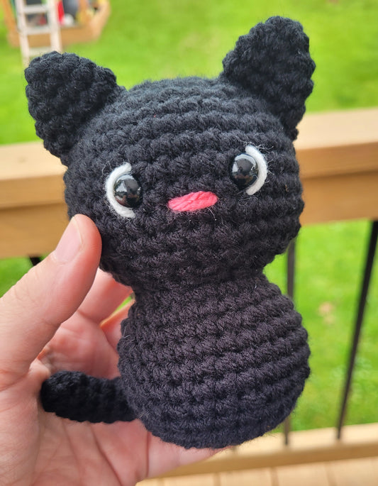Lucky the Black Crochet Cat