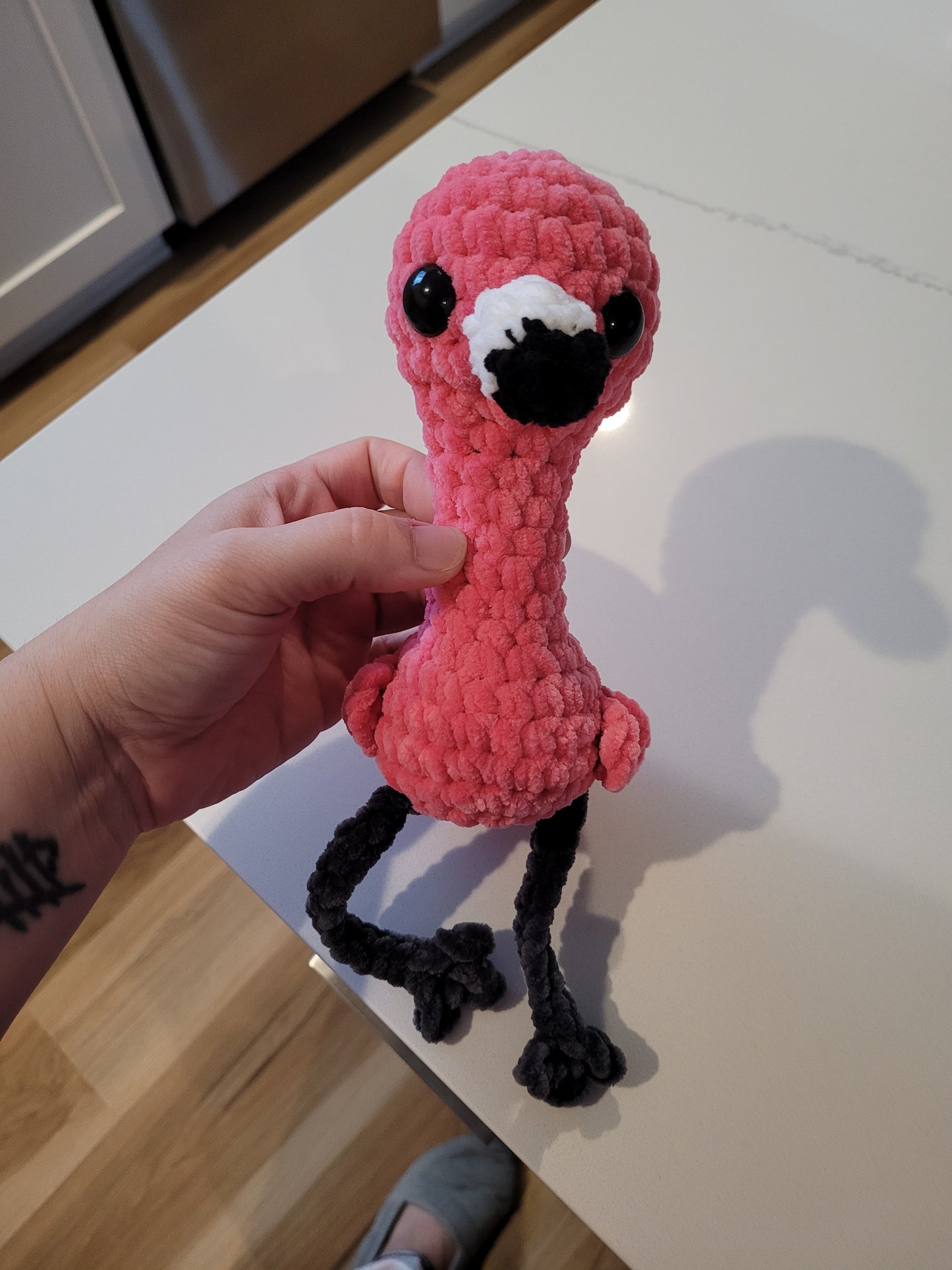 Crochet Pink Flamingo