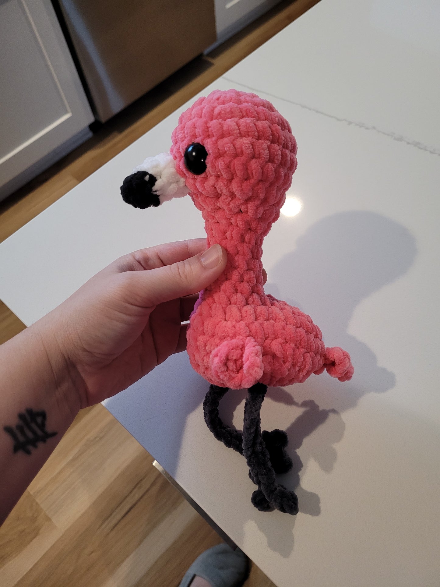 Crochet Pink Flamingo