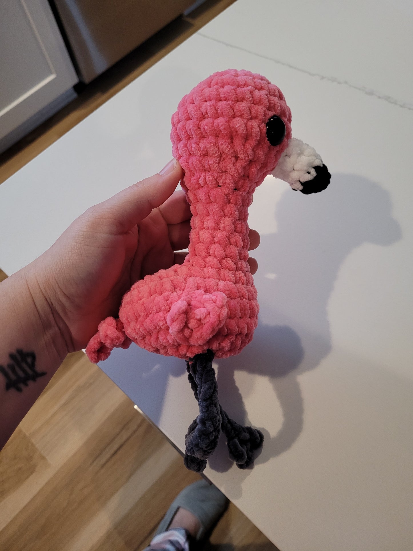 Crochet Pink Flamingo